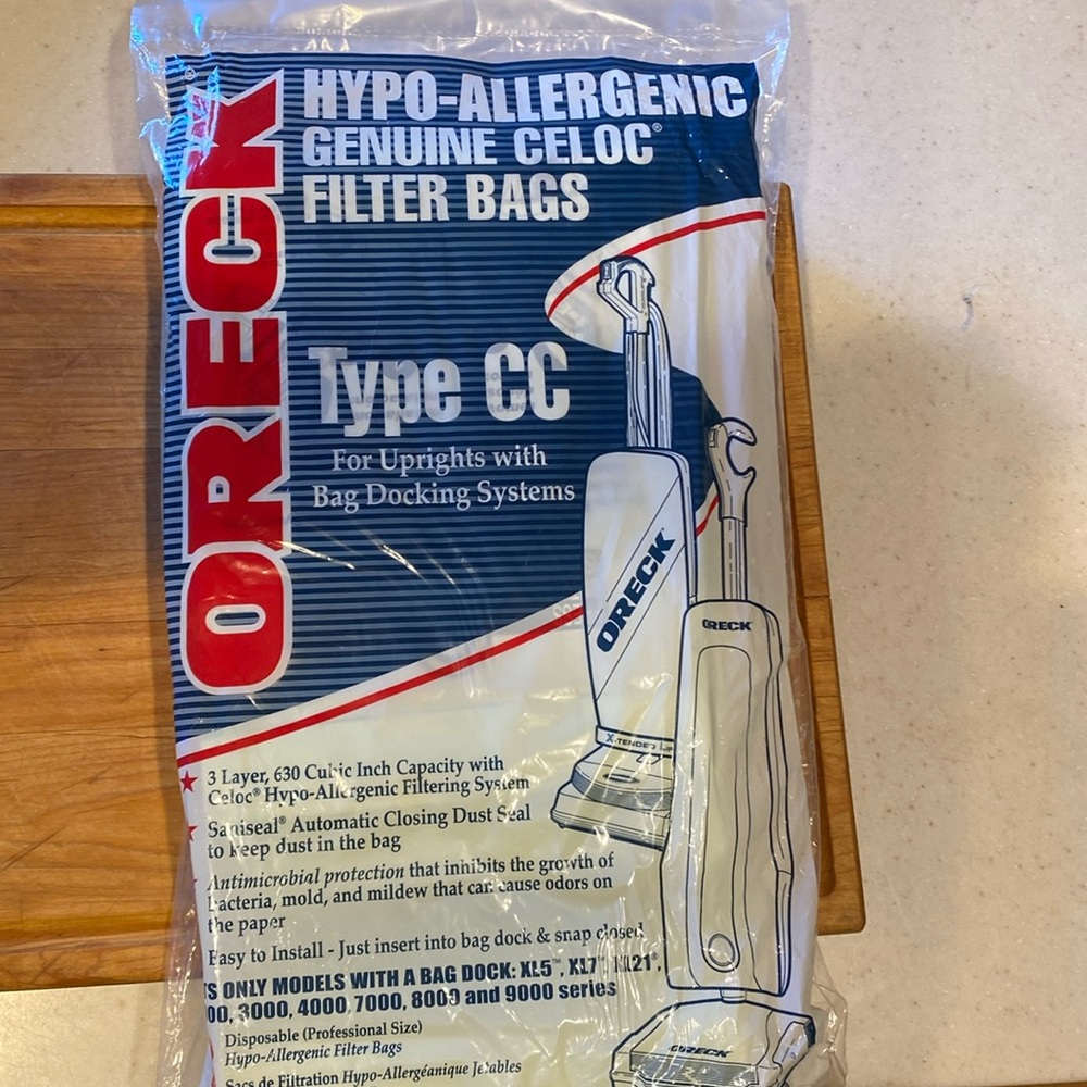 Oreck vacuum bags